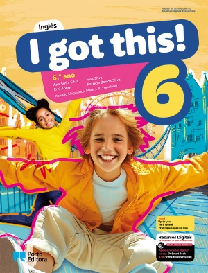 Capa de 6ª Classe — Inglês: I got this! + Workbook/Homework for all - I got this!