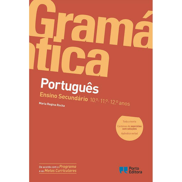 Capa de Gramática de Português do Ensino Secundário