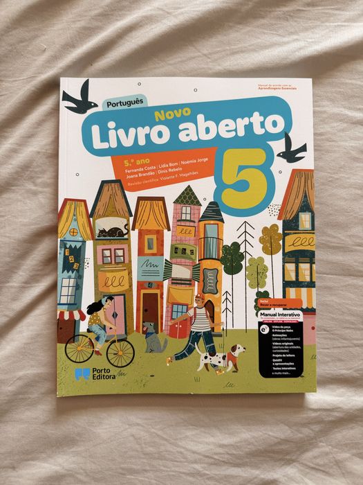 Capa de O Novo Livro Aberto 5 + Caderno de Actividades