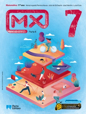 Capa de MX - Matemática + Caderno de Fichas/Verbos de instrução - 7.º Ano
